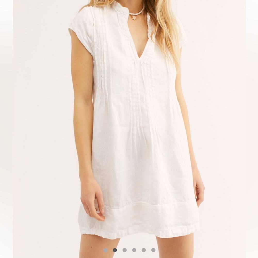 Free People River Linen Tunic Size XS - Picture 2 of 6